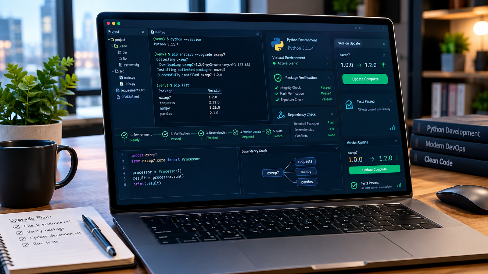 upgrade oxzep7 python